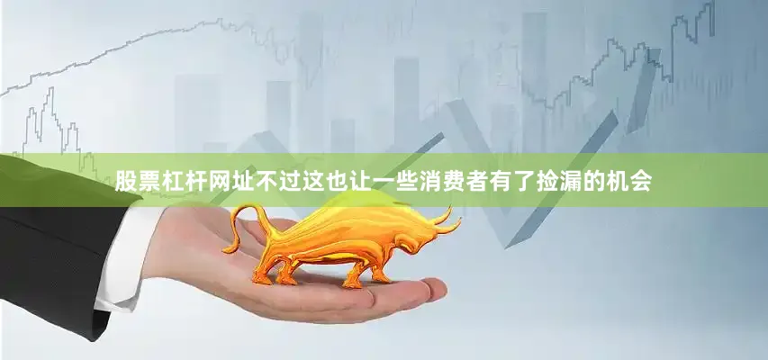 股票杠杆网址不过这也让一些消费者有了捡漏的机会